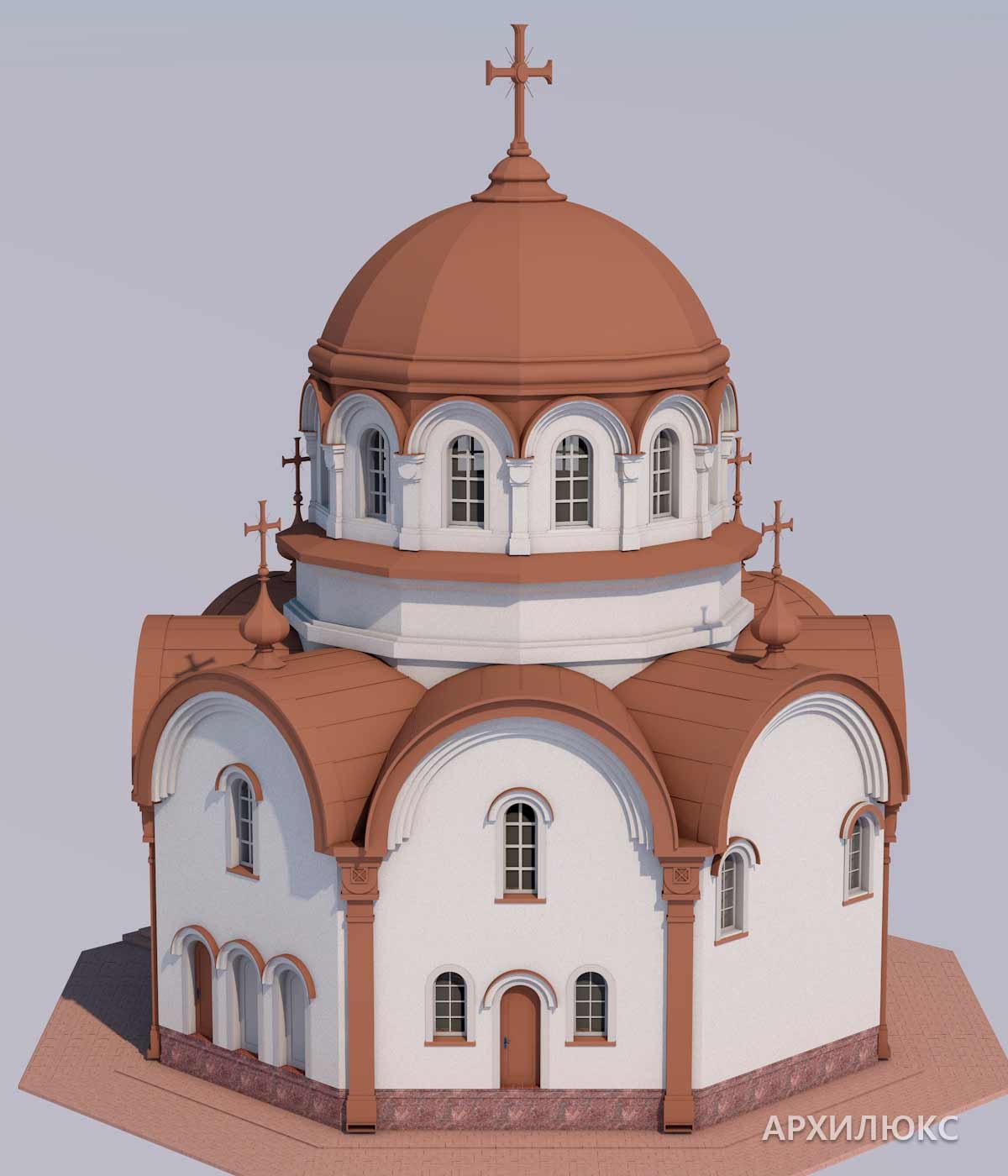 Проект православного храма. Христианский храм