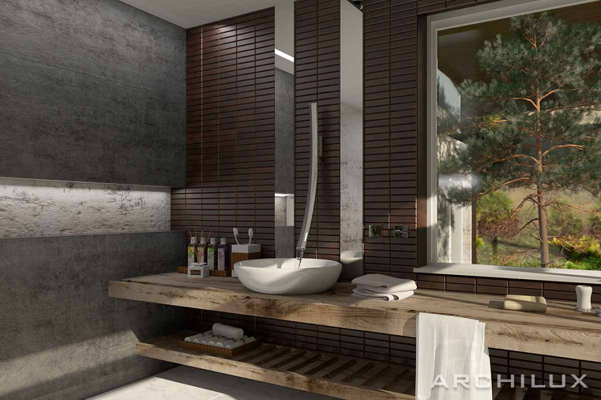 Дизайн ванной комнаты с окном. Санузлы дизайн, Москва