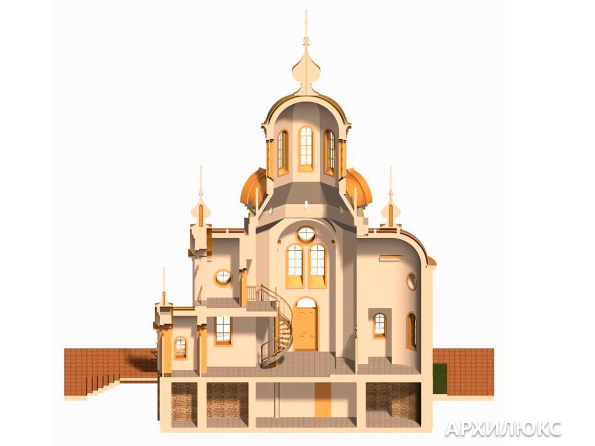 Храмовая архитектура. Проект православного храма – 06