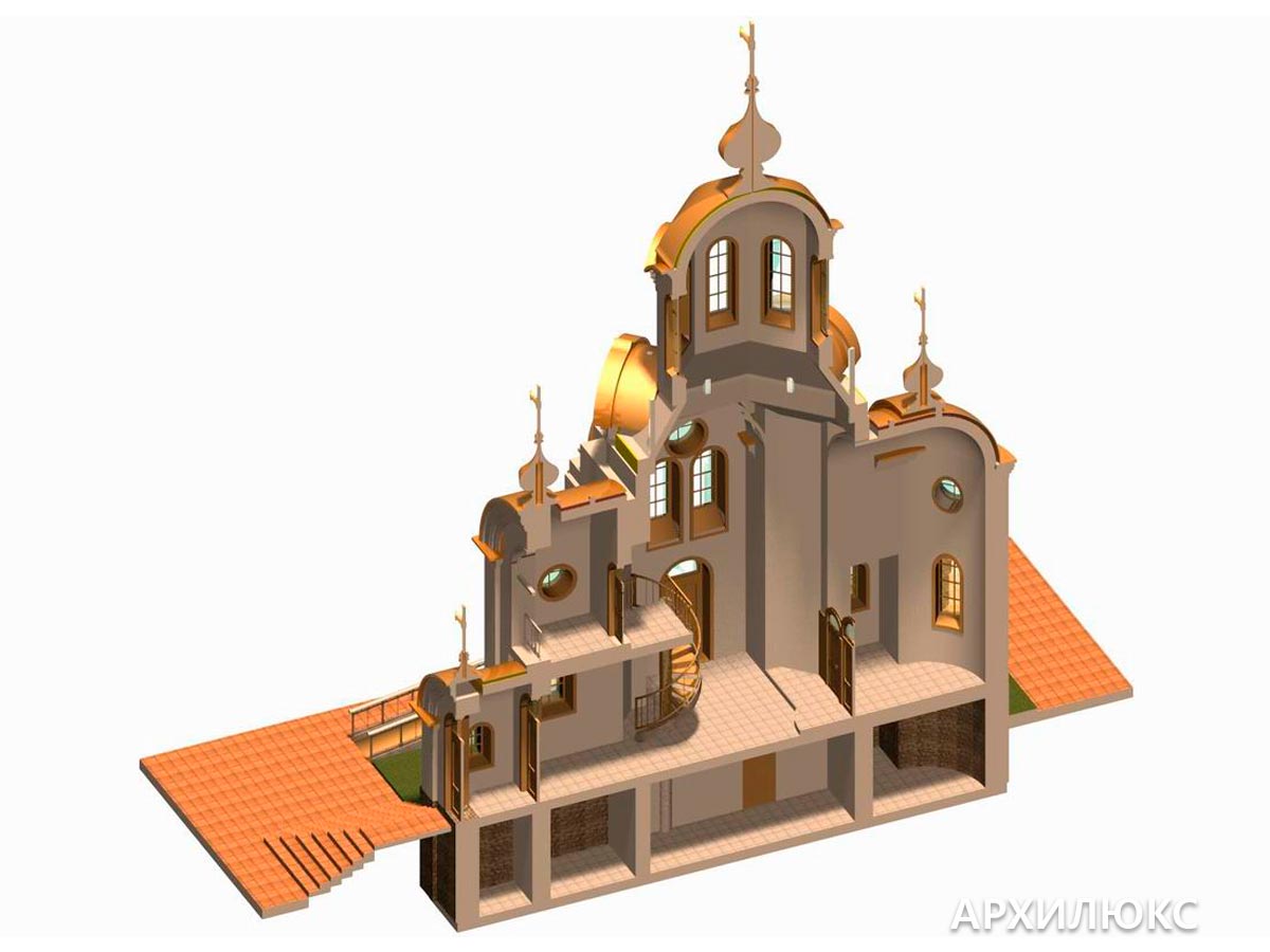 Проектирование православных храмов. Проект храма – 04